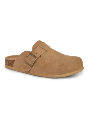 01-5371 Flat Buckle Clog Mule