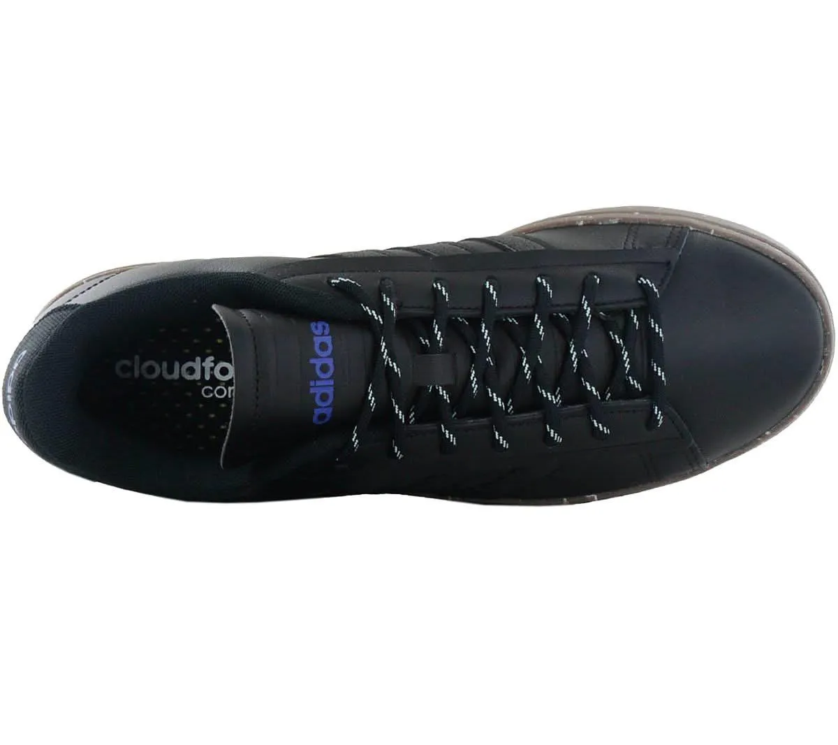 adidas Grand Court Alpha - Herren Sneakers Schuhe Leder Schwarz HQ6603