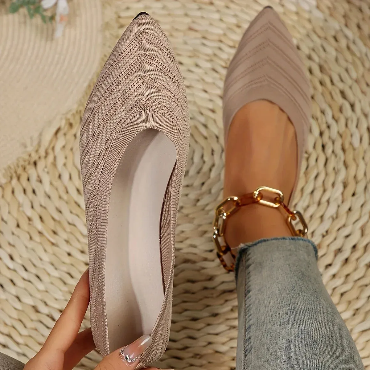 Anica | Casual & Breathable Ballet Loafers