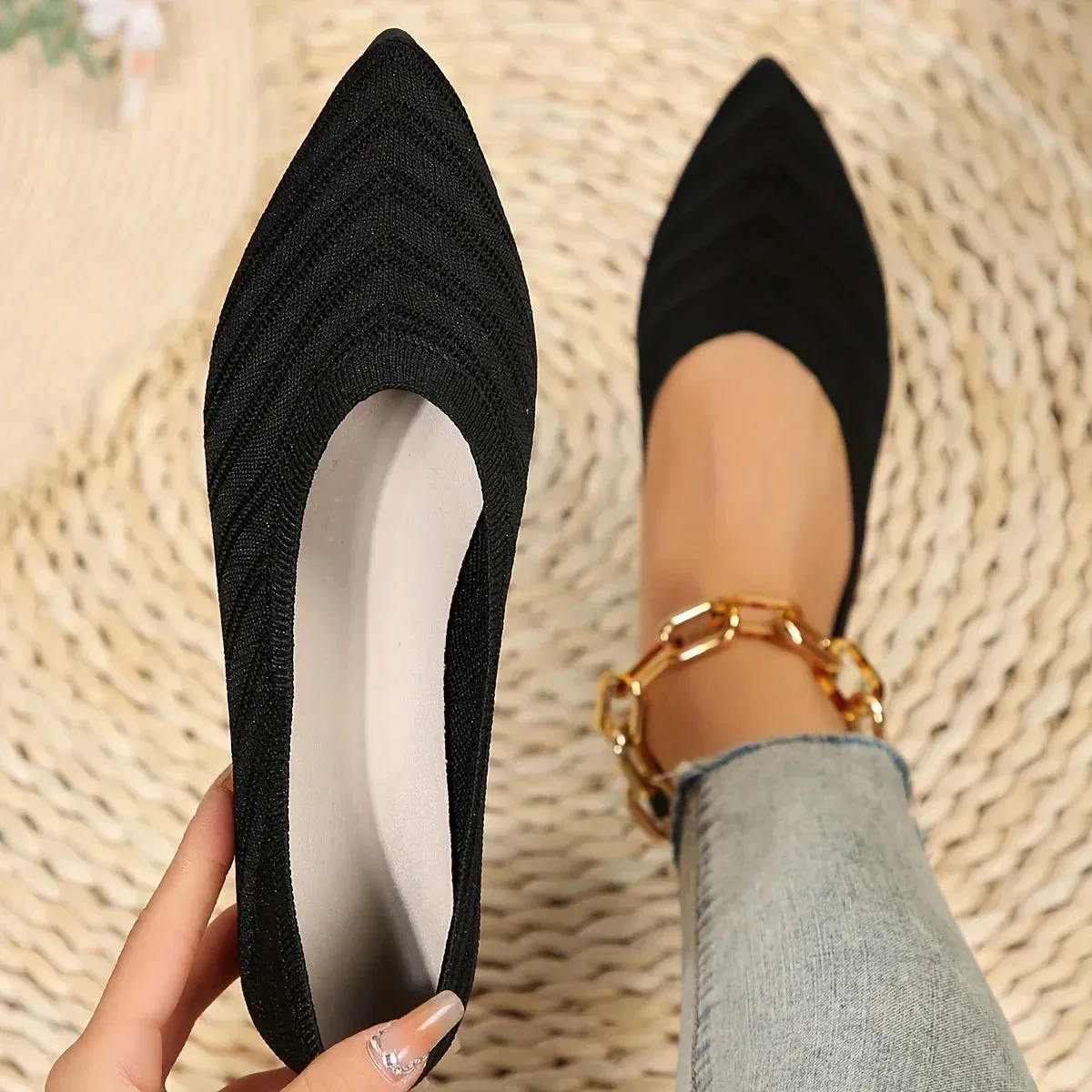 Anica | Casual & Breathable Ballet Loafers