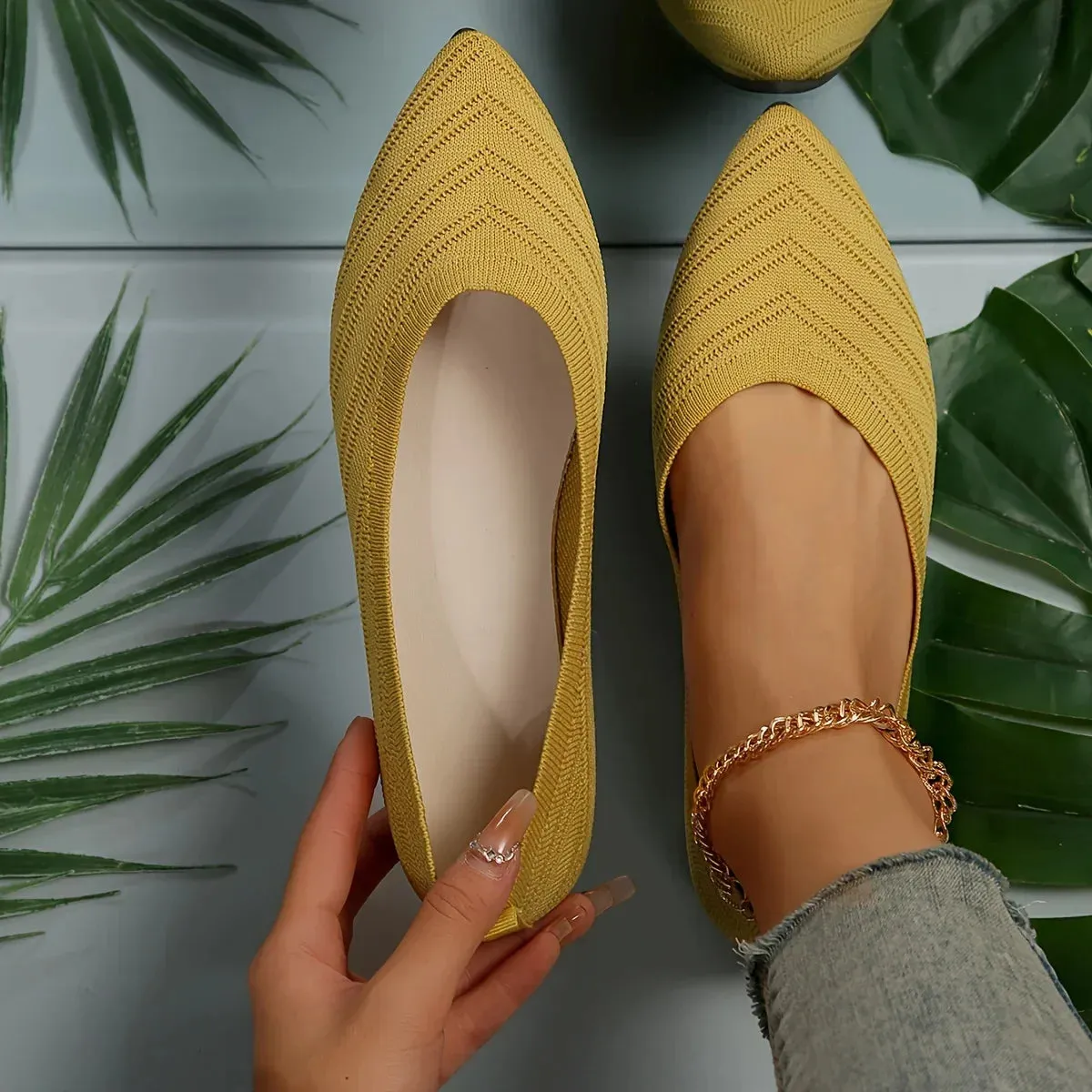 Anica | Casual & Breathable Ballet Loafers