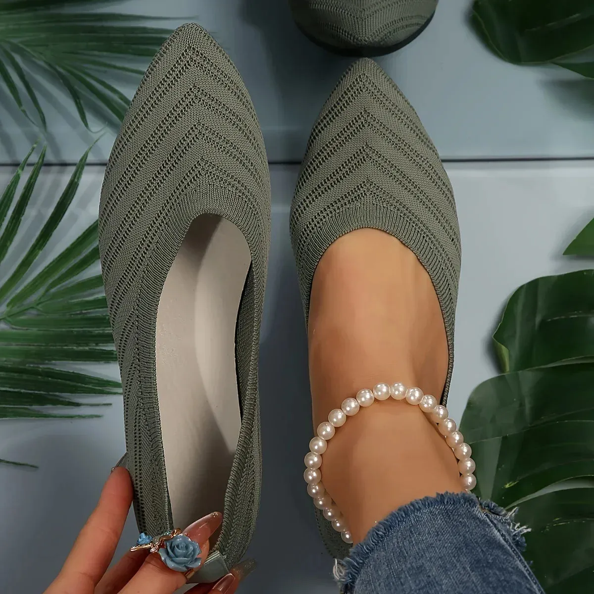 Anica | Casual & Breathable Ballet Loafers