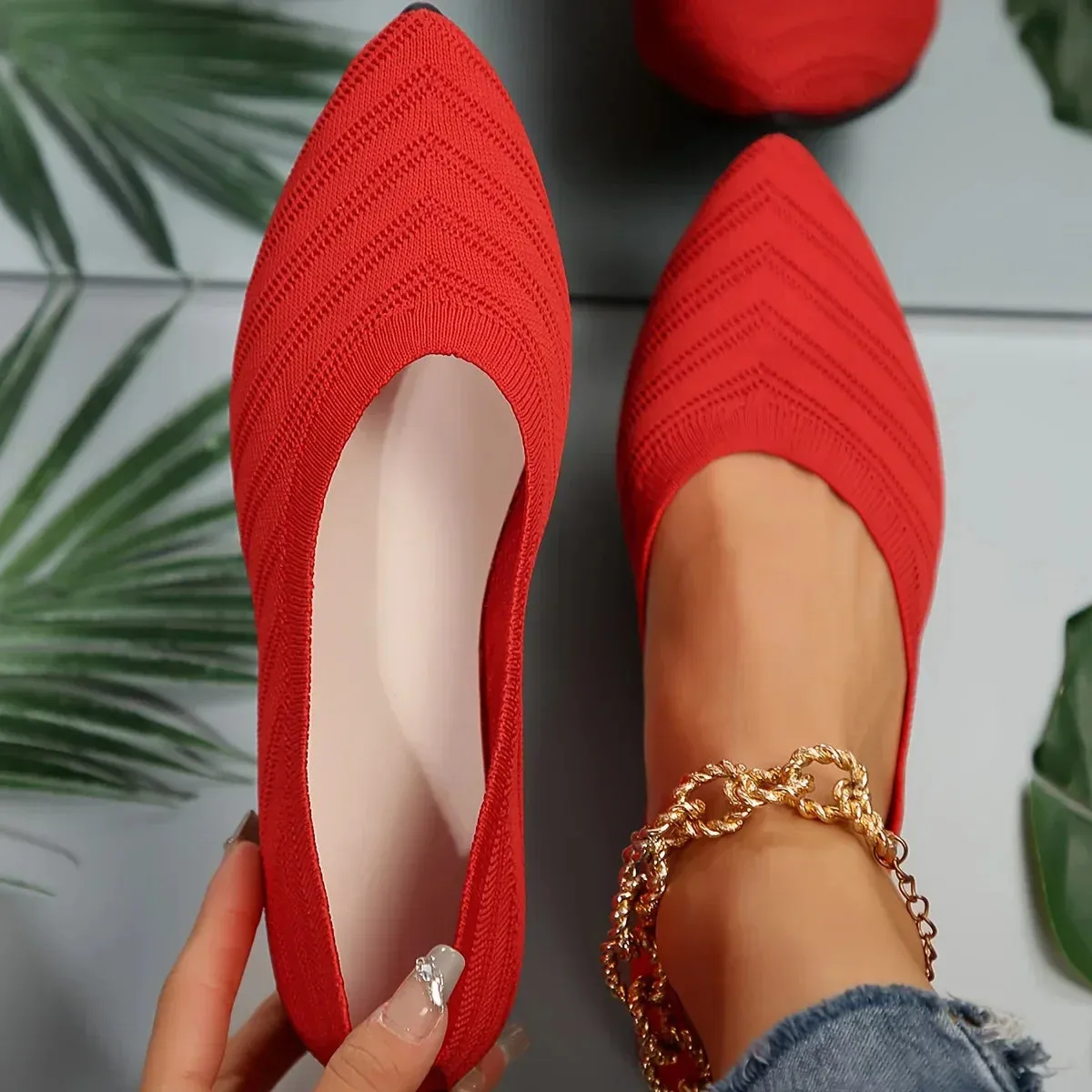 Anica | Casual & Breathable Ballet Loafers