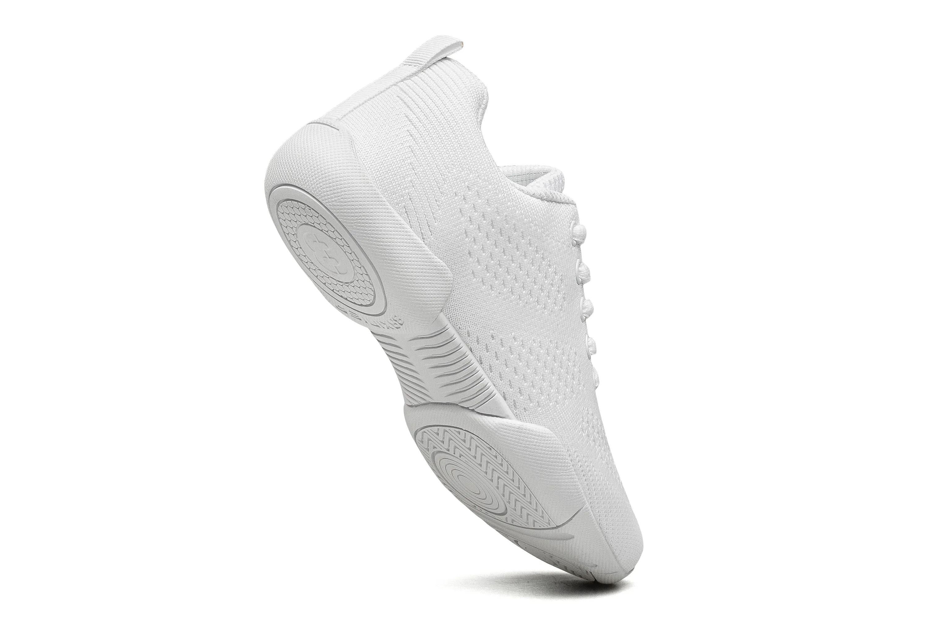 BAXINIER White Cheer Shoes for Womens Cheerleading shoes Girls Youth White Competition Dance Shoe Sports Tennis Training Athletic Flats Breathable Soft comfortable