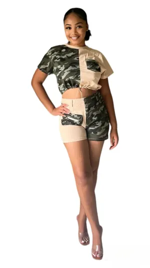 Camo Lounge Set for Women