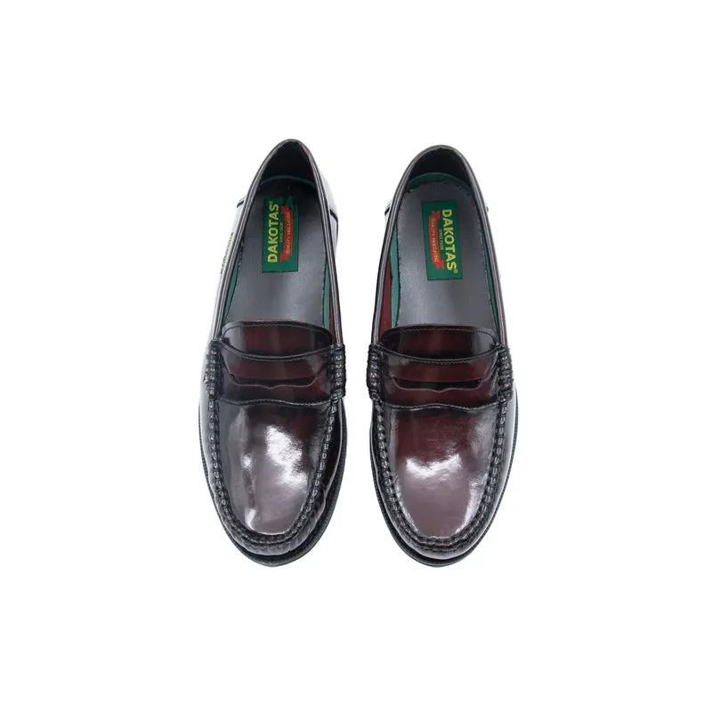 Dakota Preston Hi-Shine Moc-Burgandy