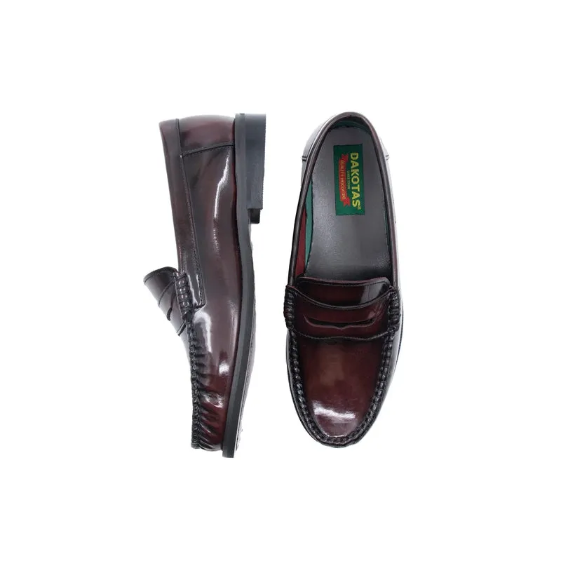 Dakota Preston Hi-Shine Moc-Burgandy