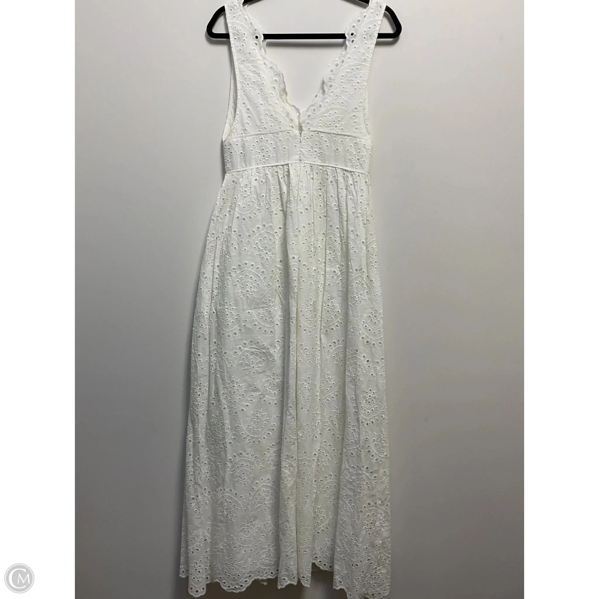 Dress Casual Maxi By Cmc In White, Size: M