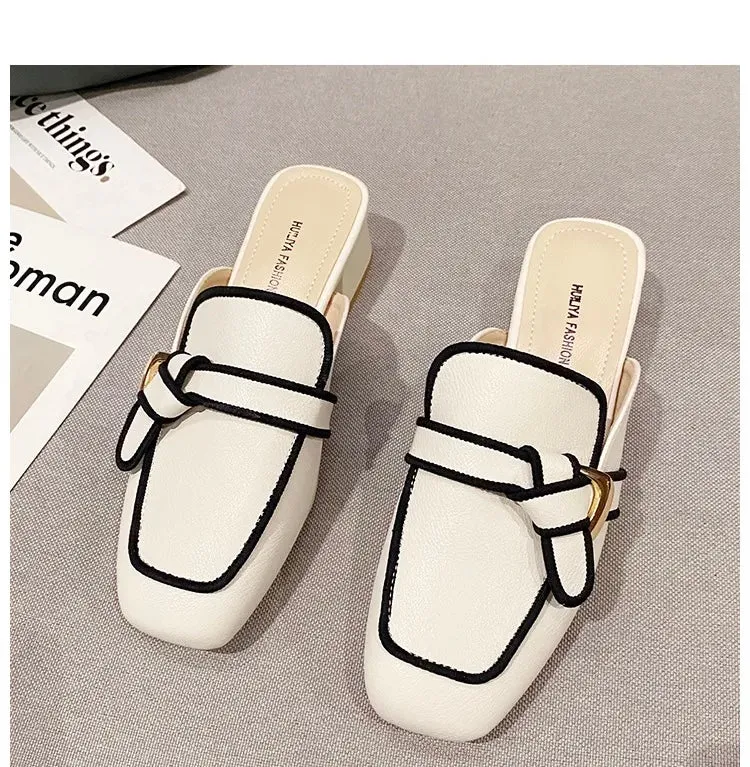 Flat Rome Hoof Cover Toe Casual Shoes