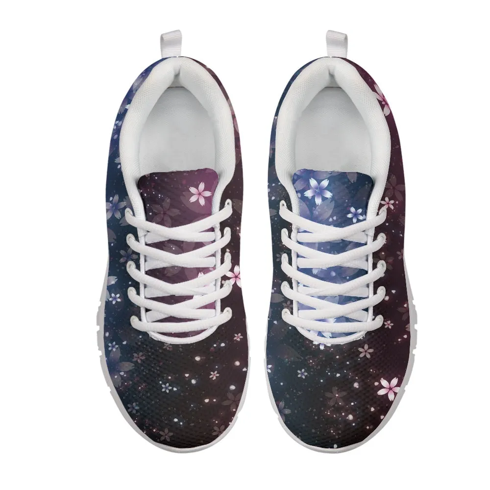 Galaxy Floral Running Shoes