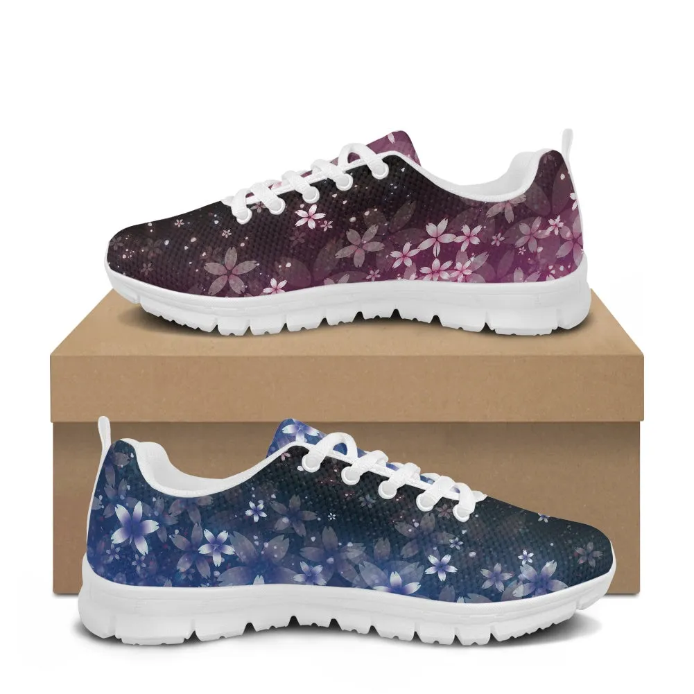 Galaxy Floral Running Shoes