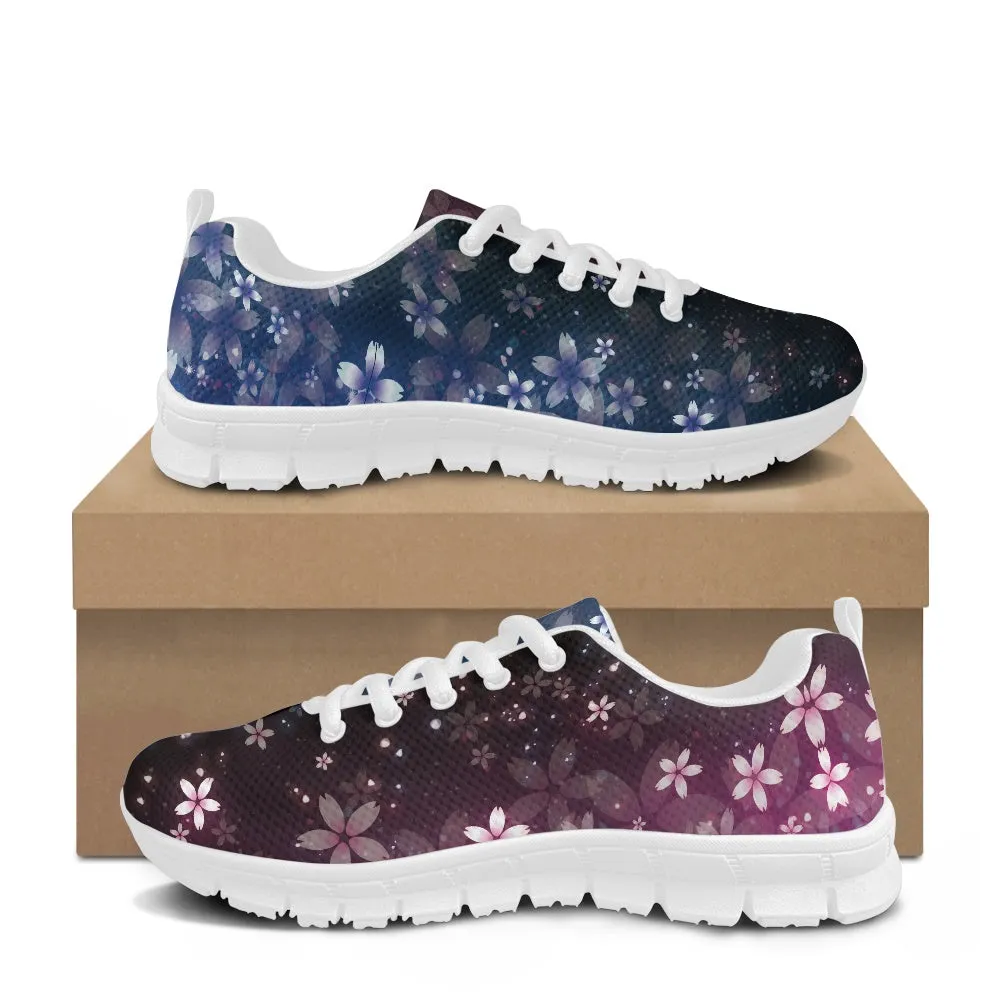 Galaxy Floral Running Shoes