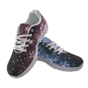 Galaxy Floral Running Shoes