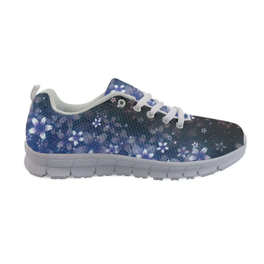 Galaxy Floral Running Shoes