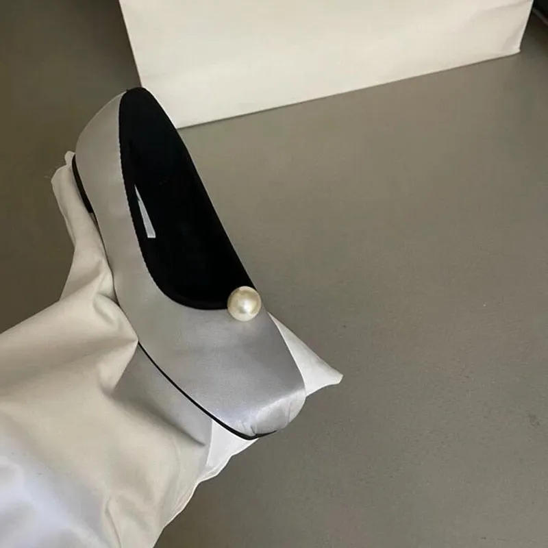 Jannie Satin Ballet Flats - 4 Colors