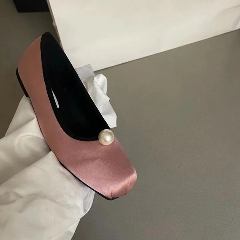 Jannie Satin Ballet Flats - 4 Colors