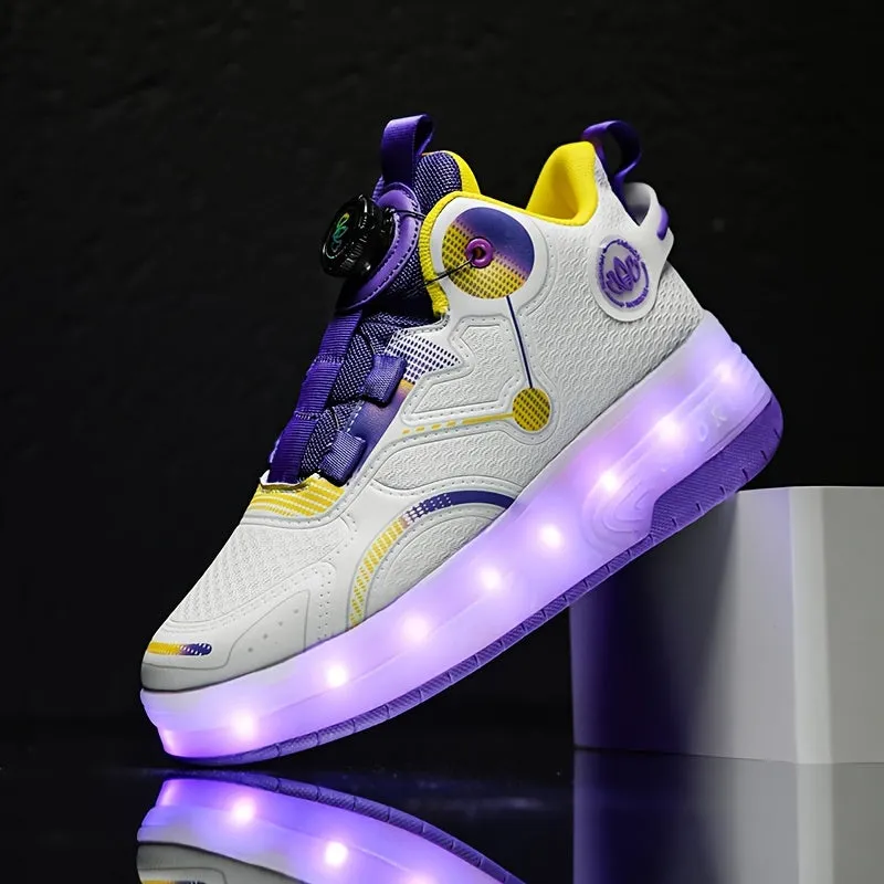 Kids's Sports Style Sneakers  with LED Light-Up for Training, FS