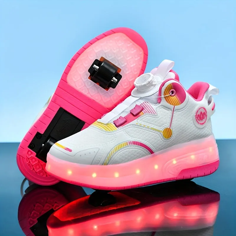 Kids's Sports Style Sneakers  with LED Light-Up for Training, FS