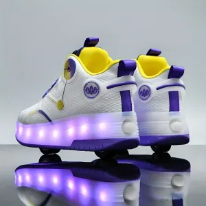 Kids's Sports Style Sneakers  with LED Light-Up for Training, FS