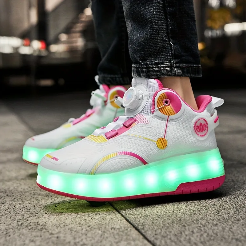 Kids's Sports Style Sneakers  with LED Light-Up for Training, FS