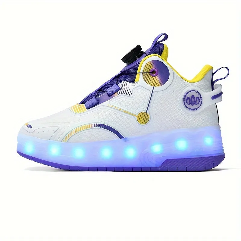 Kids's Sports Style Sneakers  with LED Light-Up for Training, FS