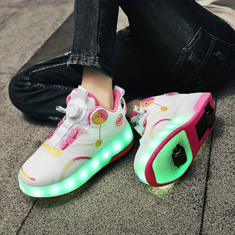 Kids's Sports Style Sneakers  with LED Light-Up for Training, FS