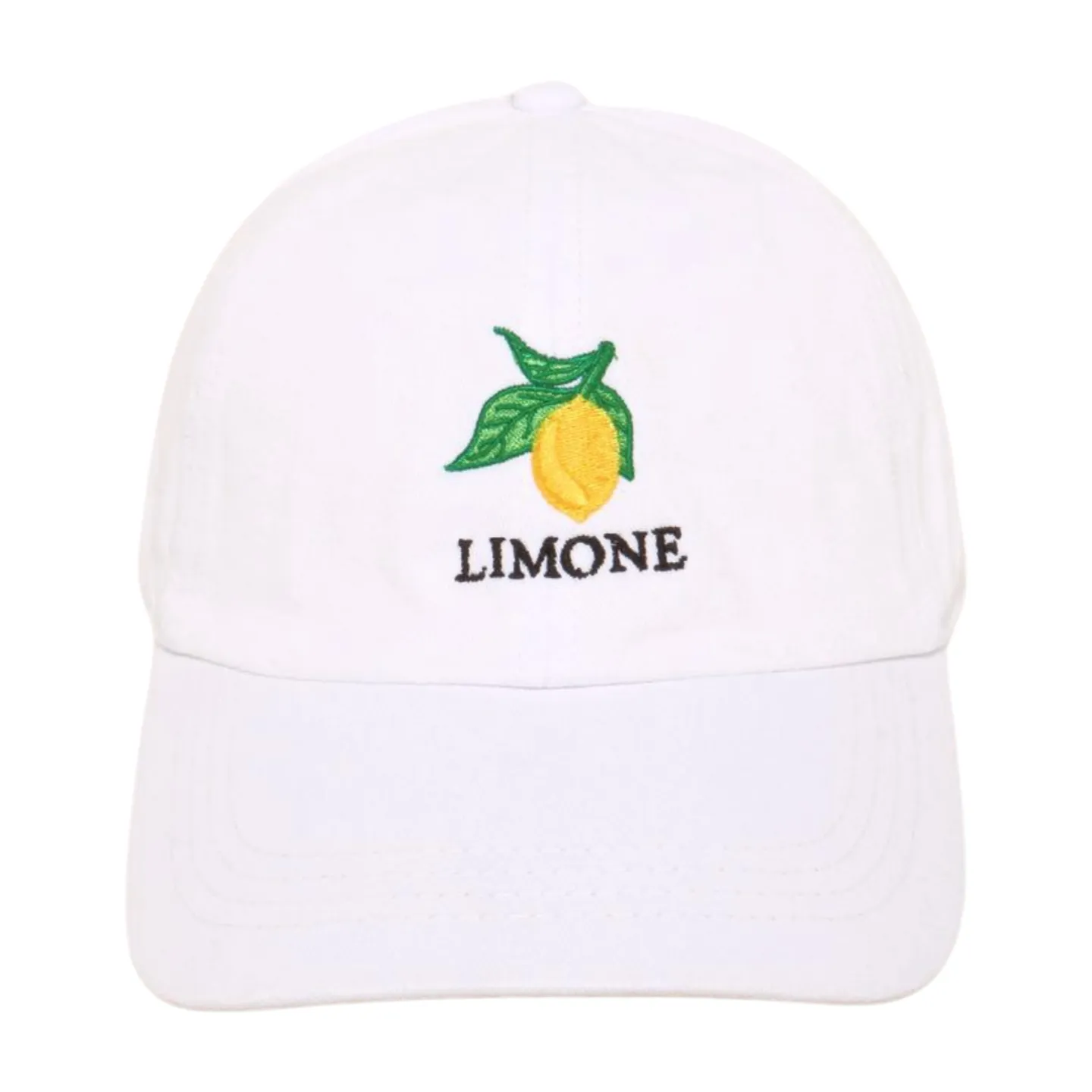 LCAP3635 - LIMONE EMBROIDERED COTTON BASEBALL CAP