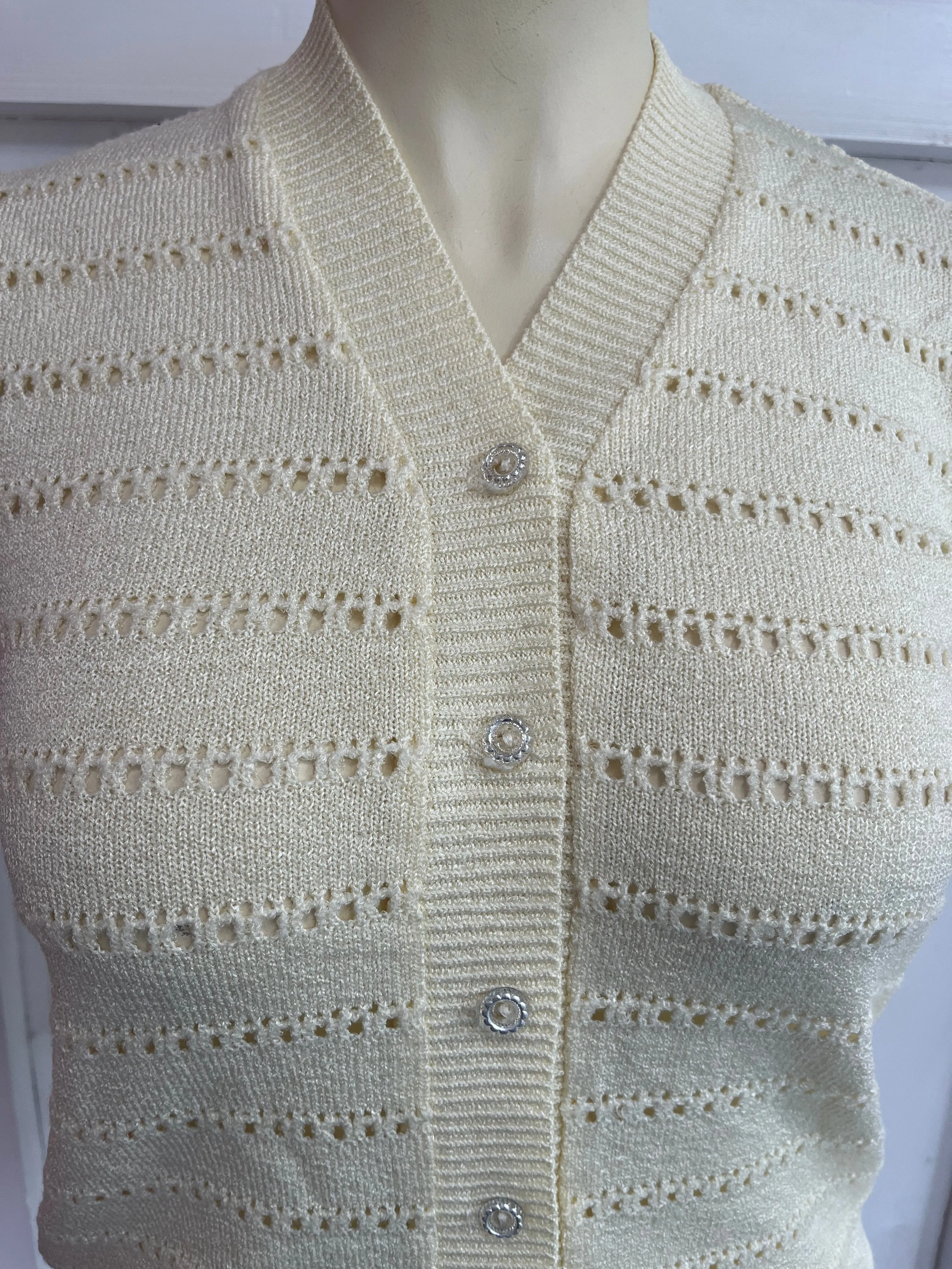 LEMON CARDIGAN SZ 14
