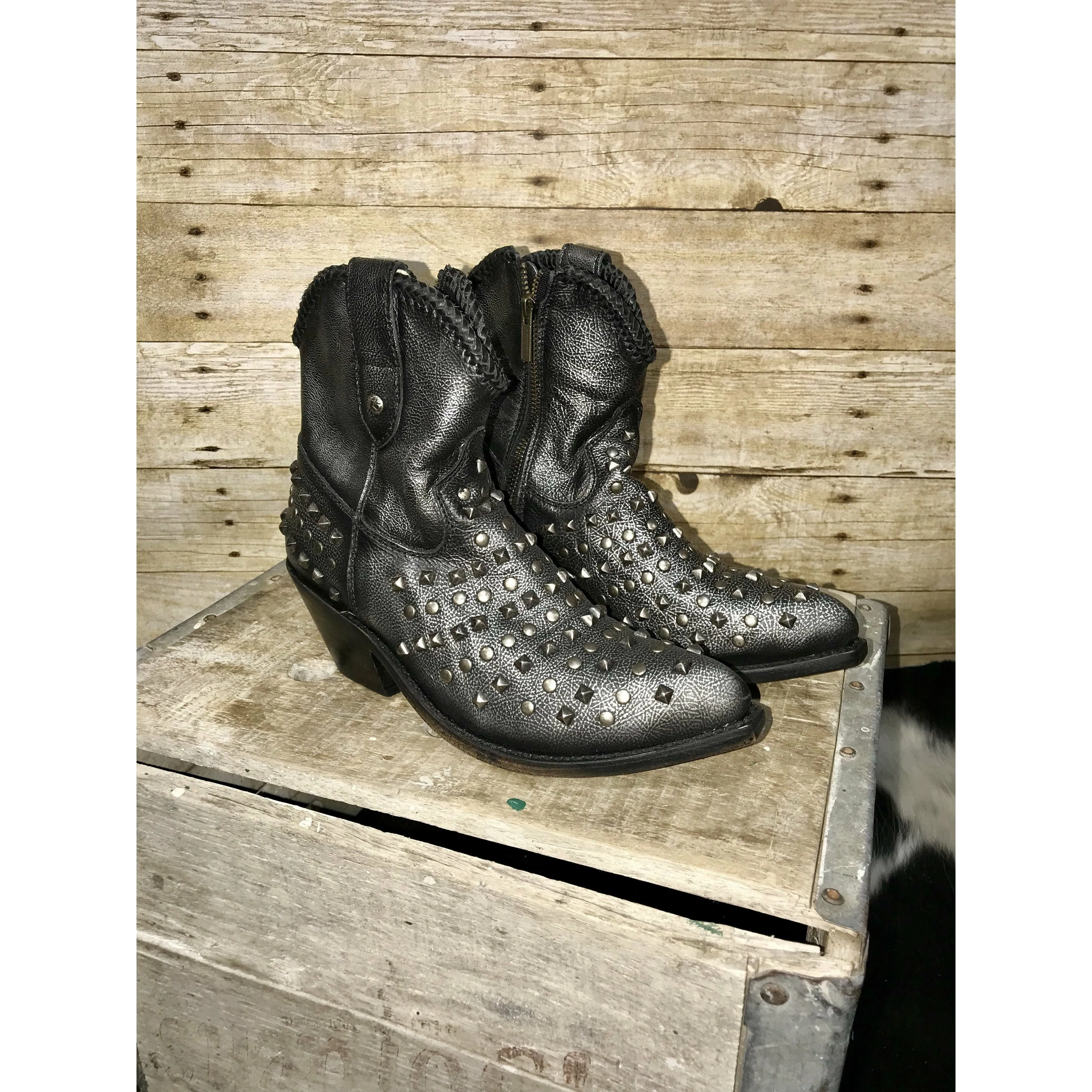 Liberty Black Studdly Booties