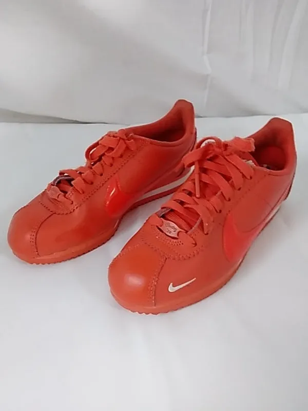 Nike Classic Cortez Premium Team Orange 905614-802 Womens Size 7.5 Running Shoes