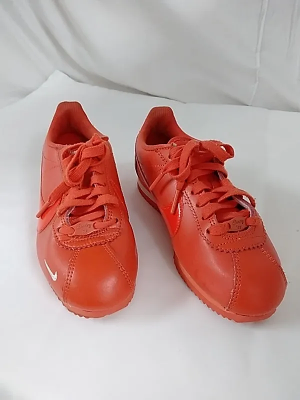 Nike Classic Cortez Premium Team Orange 905614-802 Womens Size 7.5 Running Shoes
