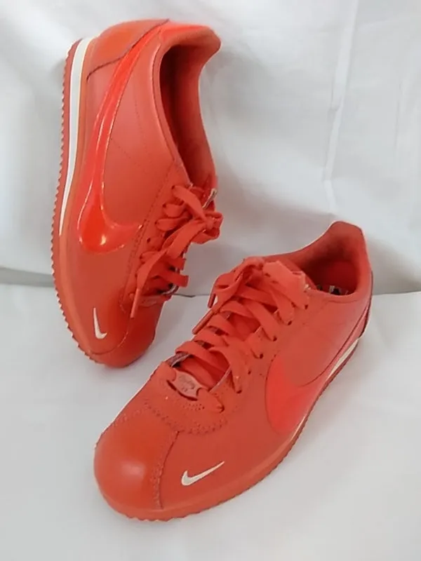Nike Classic Cortez Premium Team Orange 905614-802 Womens Size 7.5 Running Shoes