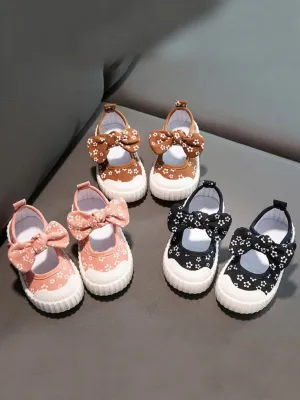 Proudly Cute Canvas Bowknot Sneakers