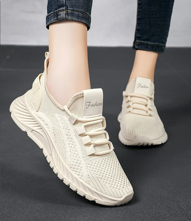 Quick-Drying Casual Slip-On Sneakers for Women with Memory Foam