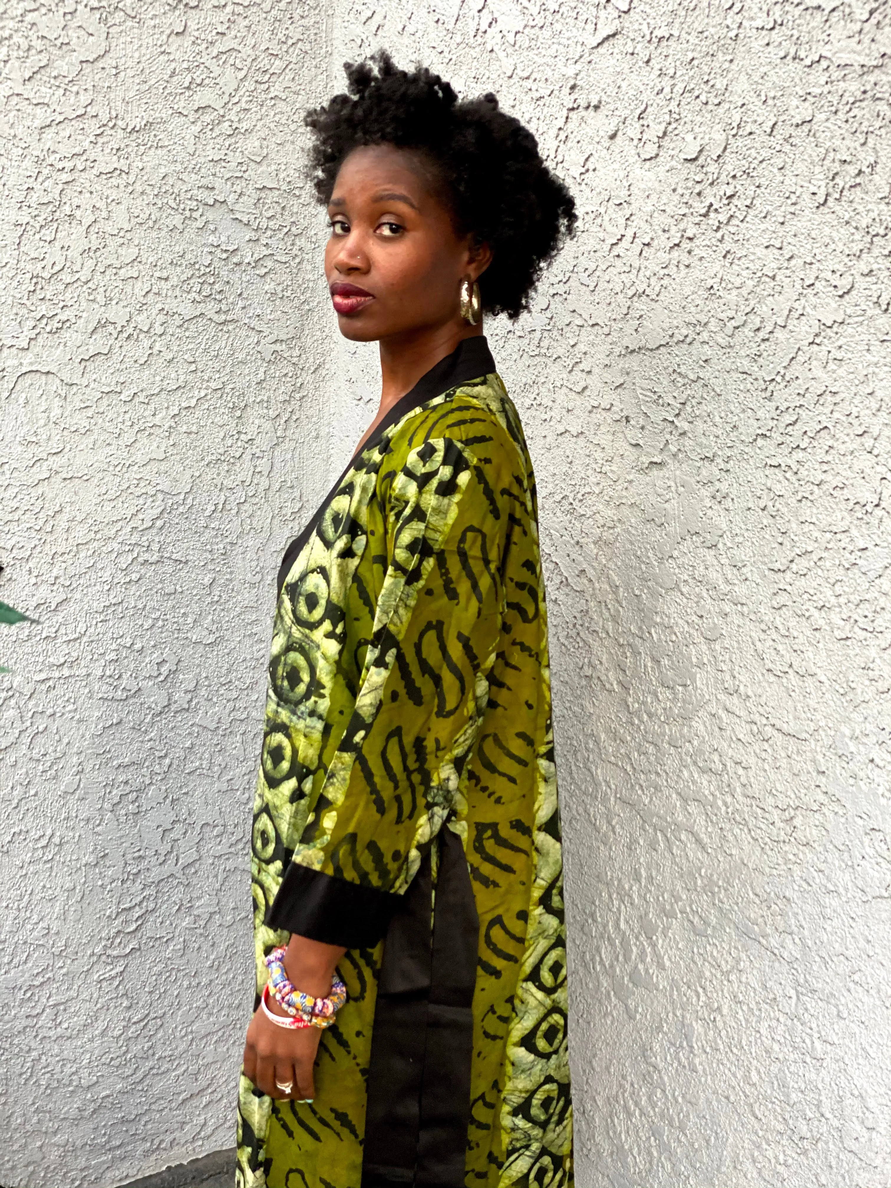 Robe "Batik Palms"