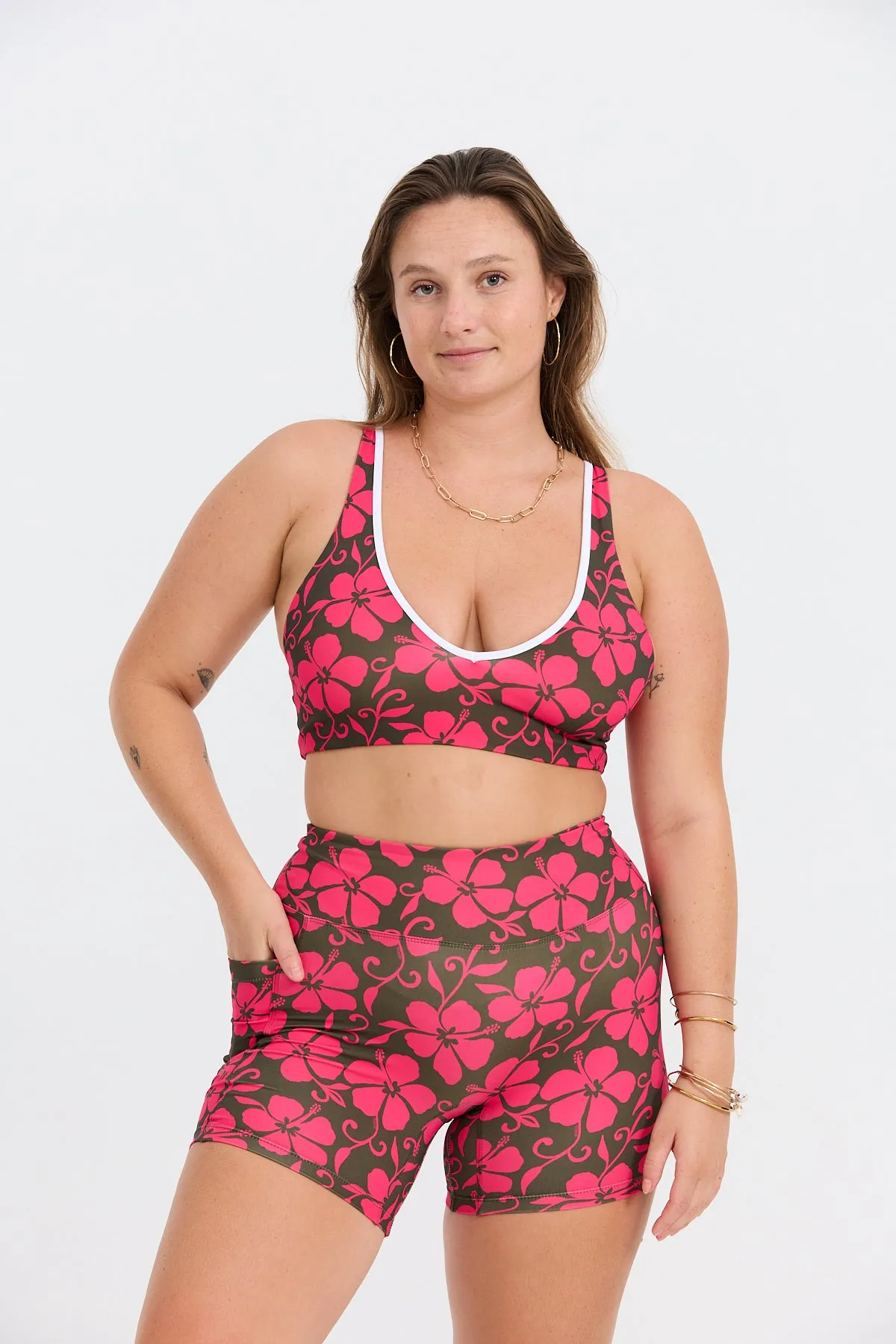 Sophia Sports Bra - Pupukea Pink