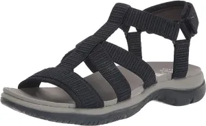 Strap Fabric Ankle Navy Open Flexible Tested Sandals Toe Flats Dr. Adalia Breathable Scholl's
