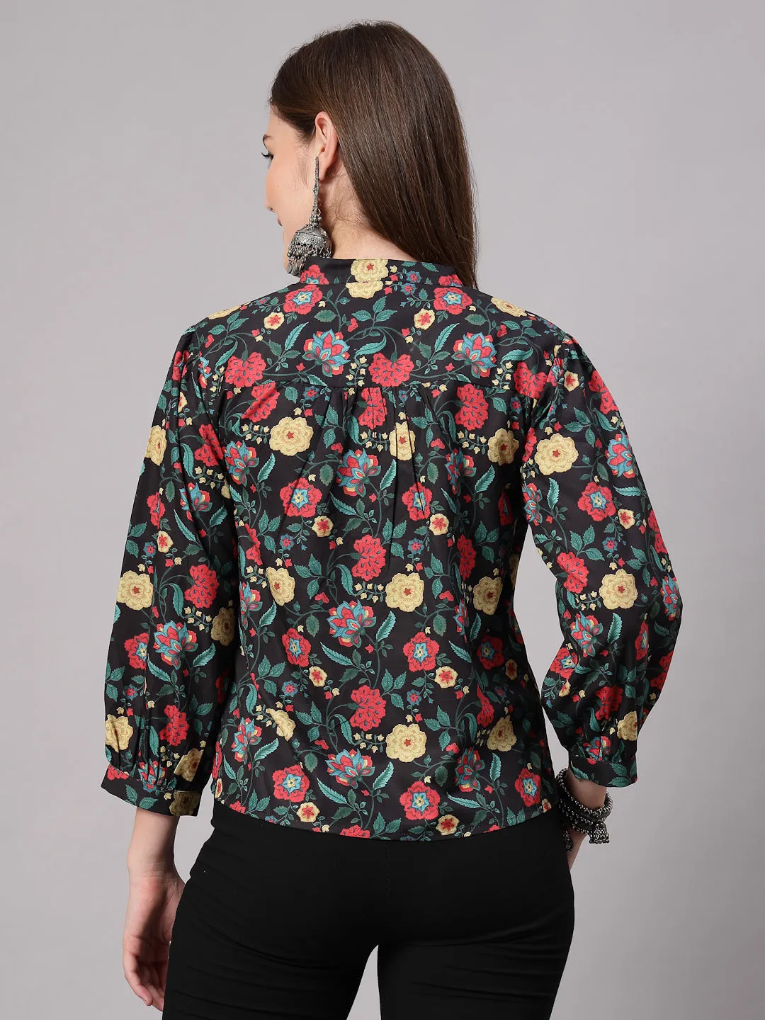 Style Quotient Women Black Multi Tunic