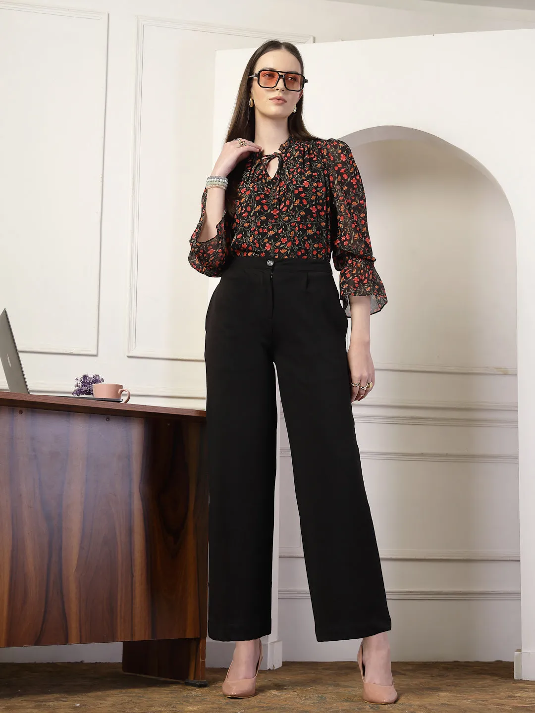 Style Quotient Women Multi floral print top