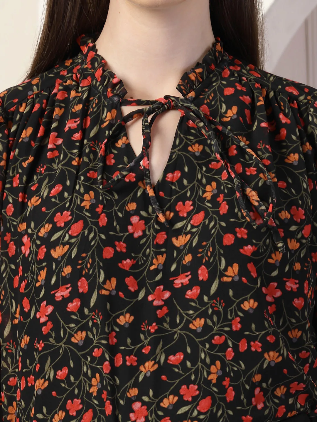 Style Quotient Women Multi floral print top