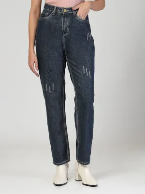 Style Quotient Women Relaxed Fit High Rise Cotton Jeans