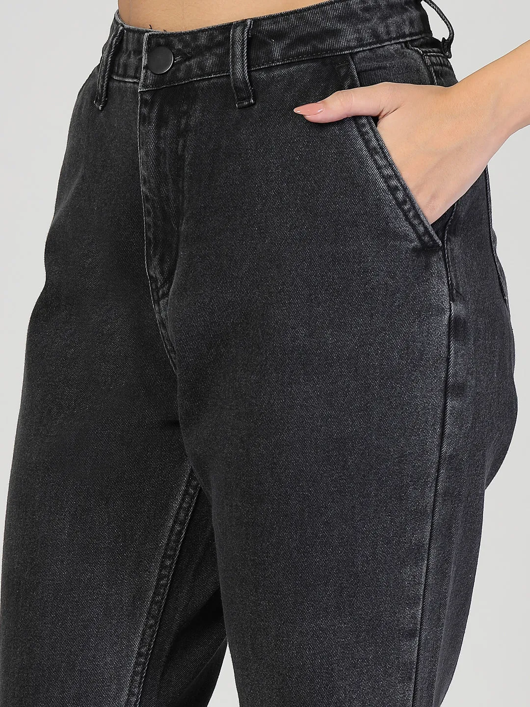Style Quotient Women Relaxed Fit High Rise Cotton Jeans