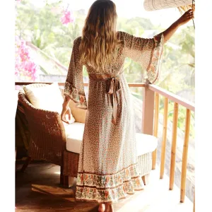 V-Neck Hippie Dress