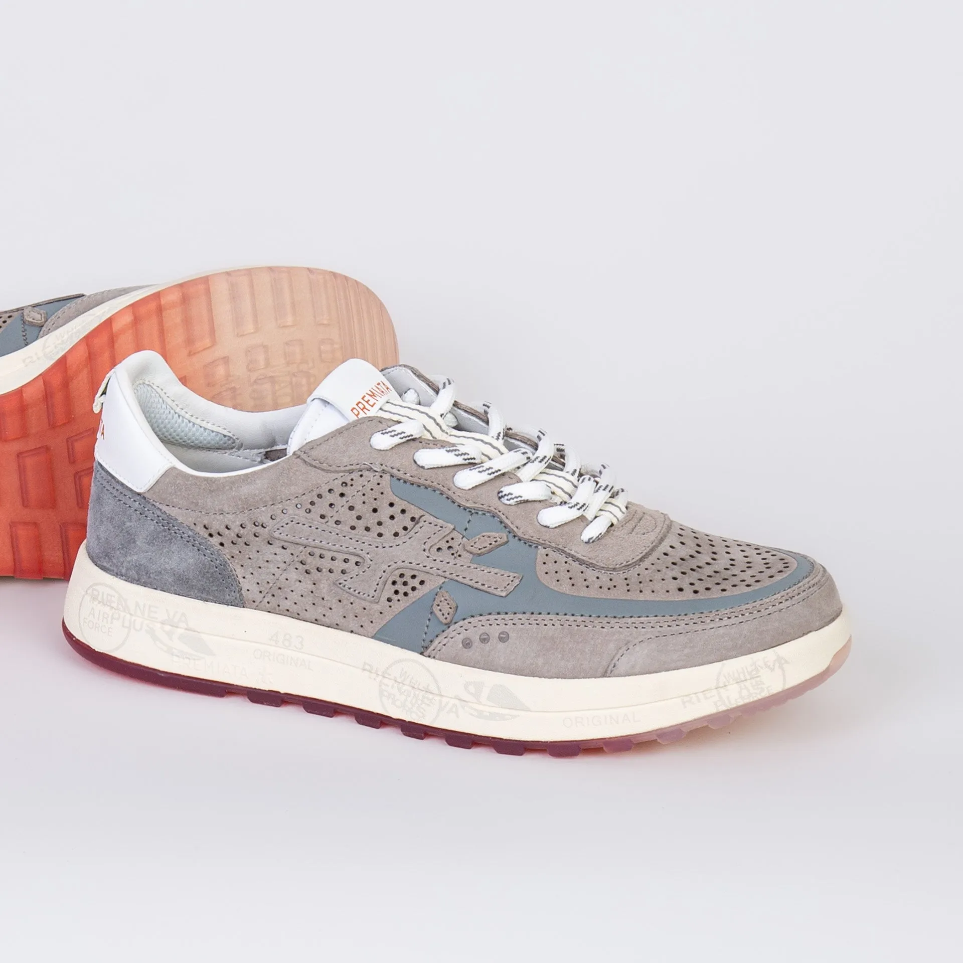 WHITE PREMIATA SNEAKERS NOUS 7223