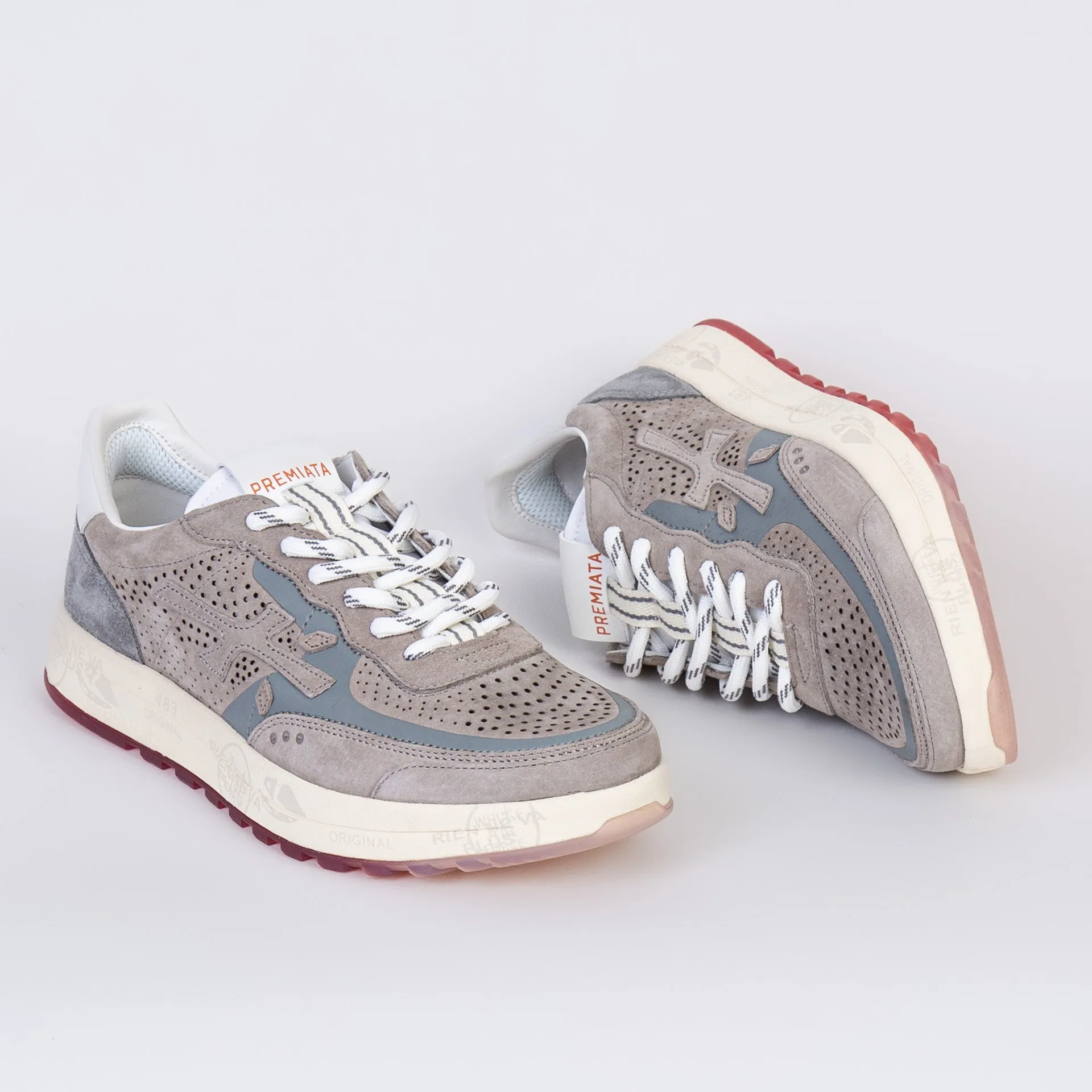 WHITE PREMIATA SNEAKERS NOUS 7223