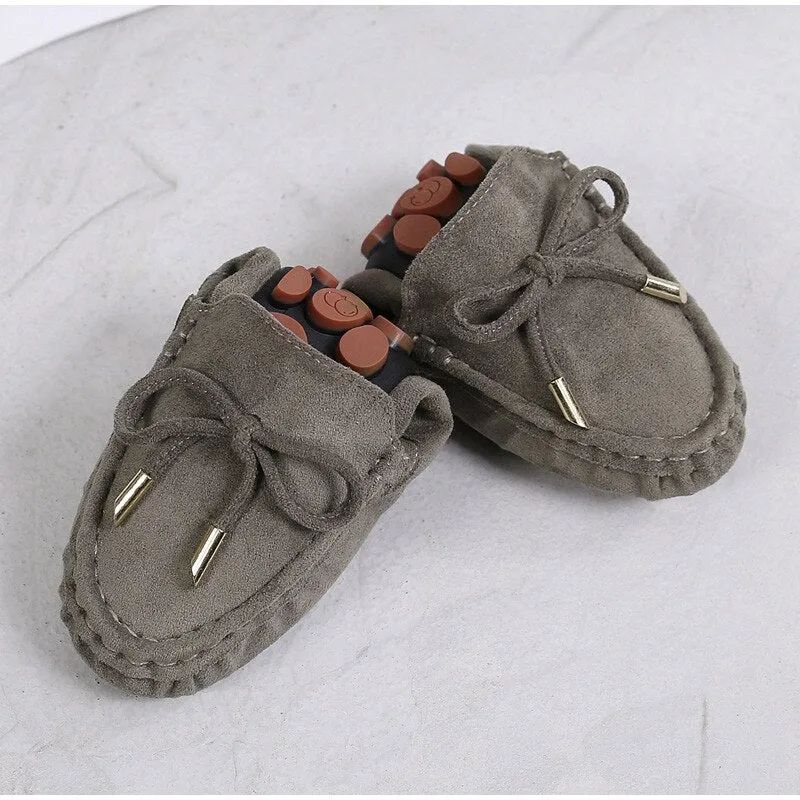 Women Comfort Loafers Bowtie Flat Shoes
