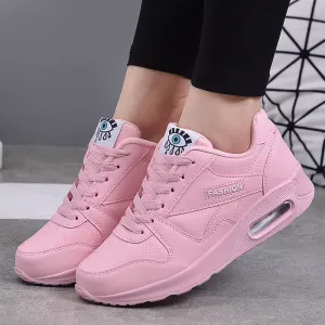Women’s Casual Air Cushion Lace Up Wedge Sneakers | Perfect for All-Season Wear