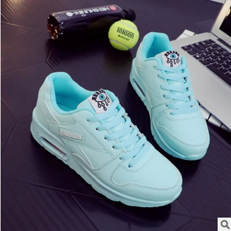 Women’s Casual Air Cushion Lace Up Wedge Sneakers | Perfect for All-Season Wear