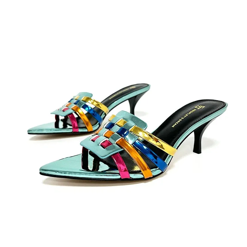 Women's High Heels Elegant Party Shoes Sexy Women's Slippers