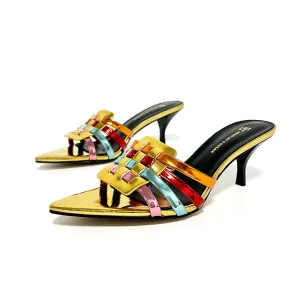 Women's High Heels Elegant Party Shoes Sexy Women's Slippers